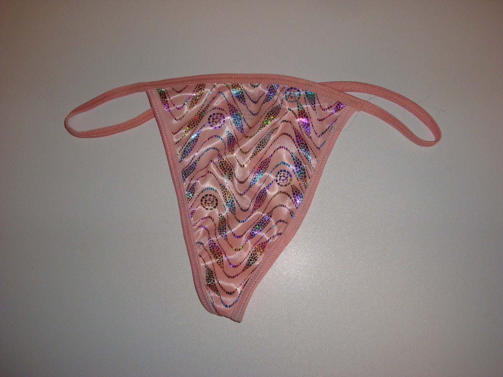 4 Pack G-String Thong Panties Lingerie Underwear ~ Size 5 ~ Pink