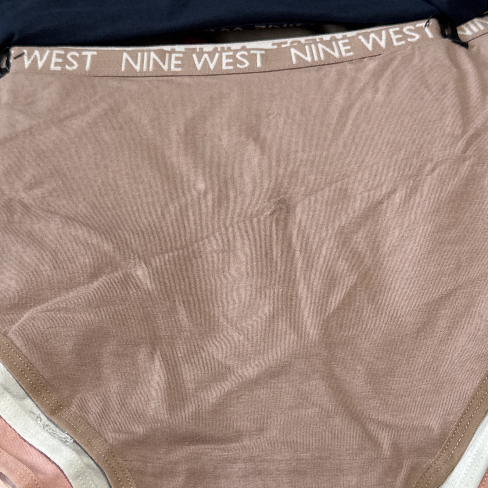 NINE WEST INTIMATES 5 PAIR SUPER SOFT BRIEF PANTIES UNDERWEAR LARGE COTTON