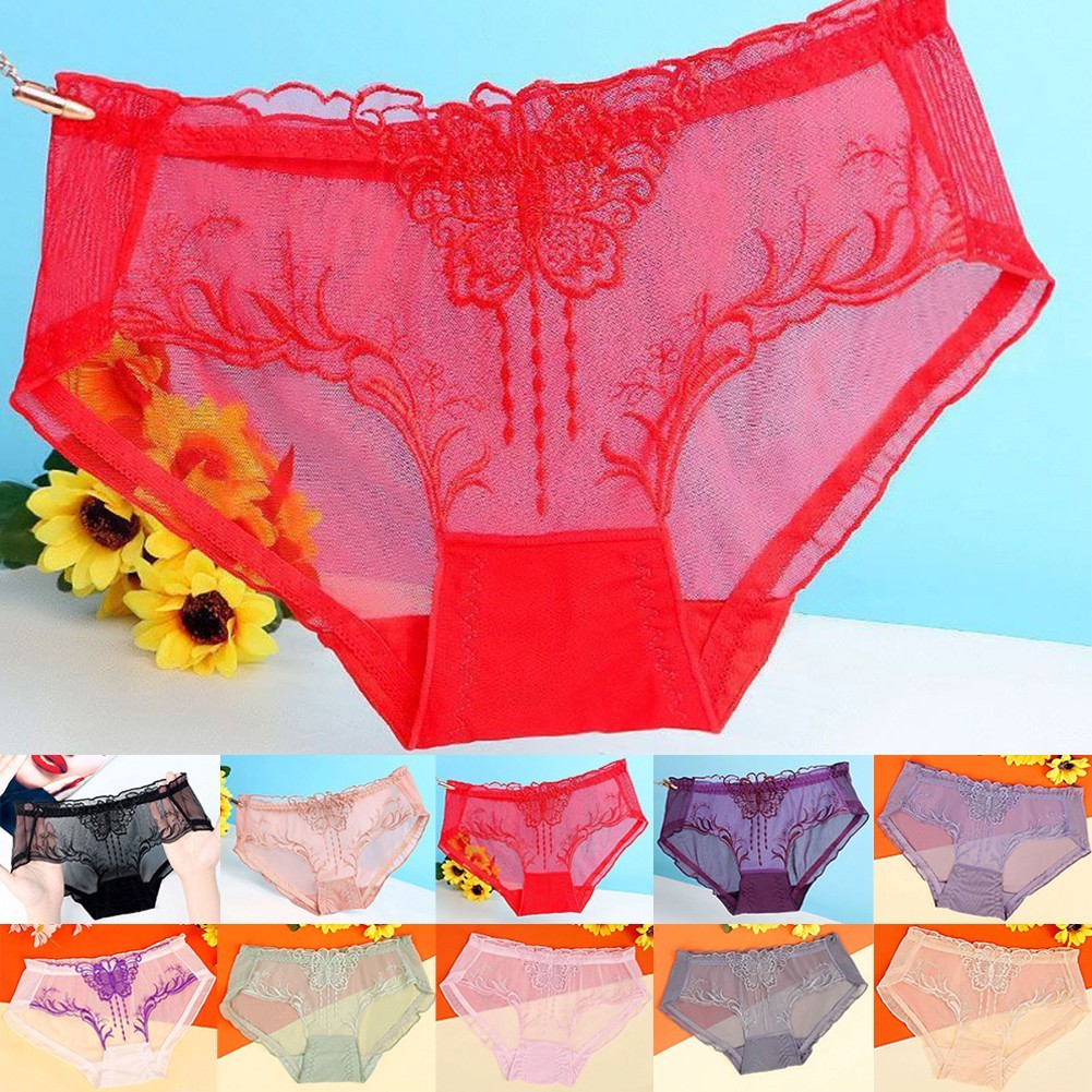 Hot New Women Knicker Sexy Sheer Panties Ultra-thin All Seasons Female