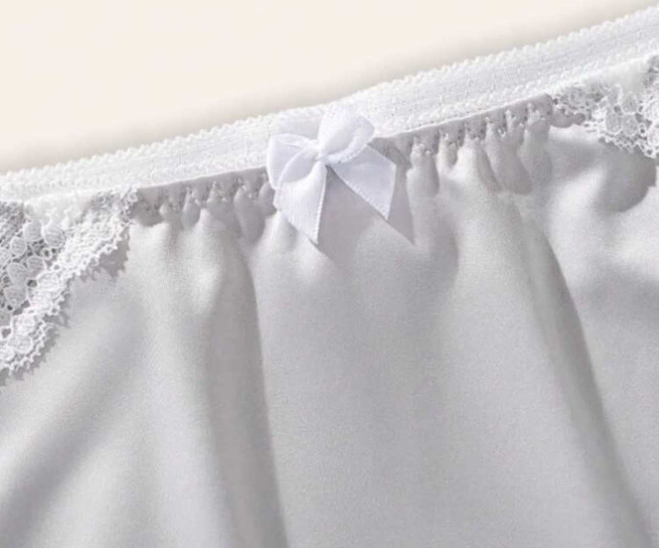 Vtg Style Pin Up 2nd Skin Satin Seamless Panties Sissy PLUS 4X 4Xl NEW