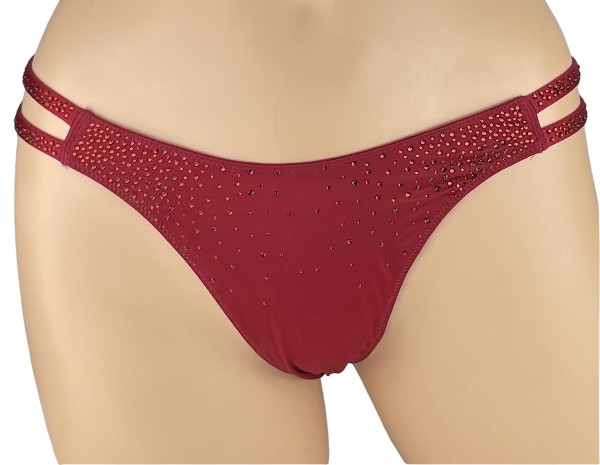 VICTORIA’S SECRET VERY SEXY DOUBLE SHINE STRAP THONG PANTY XS S M L XL XXL NWT