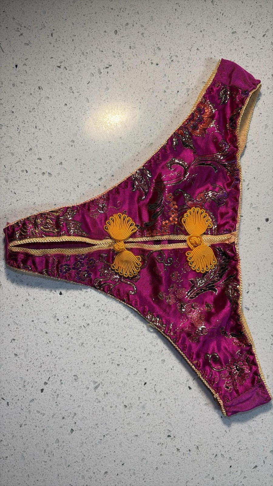 by SENSUAL MYSTIQUE SATIN BIKINI PANTIES sz XL