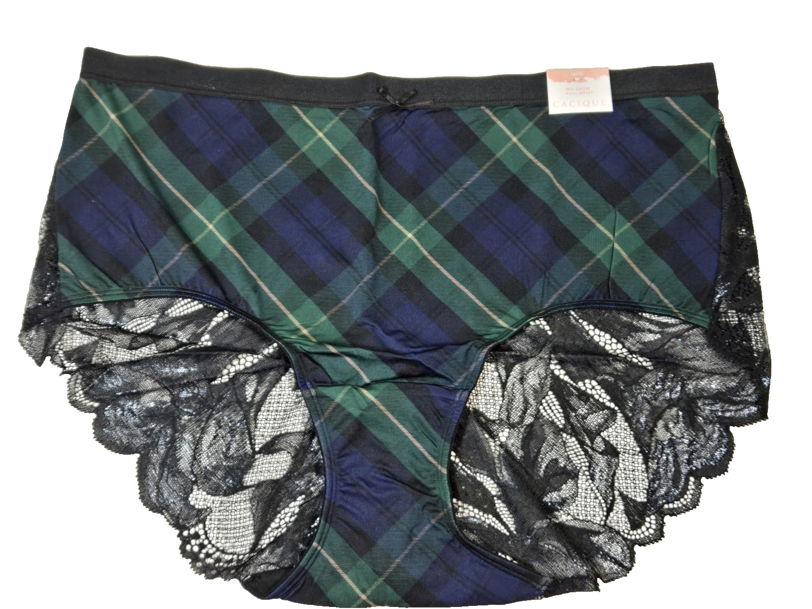 Women Panty Cacique New With Tags Nylon No-Show Full Brief 14/16