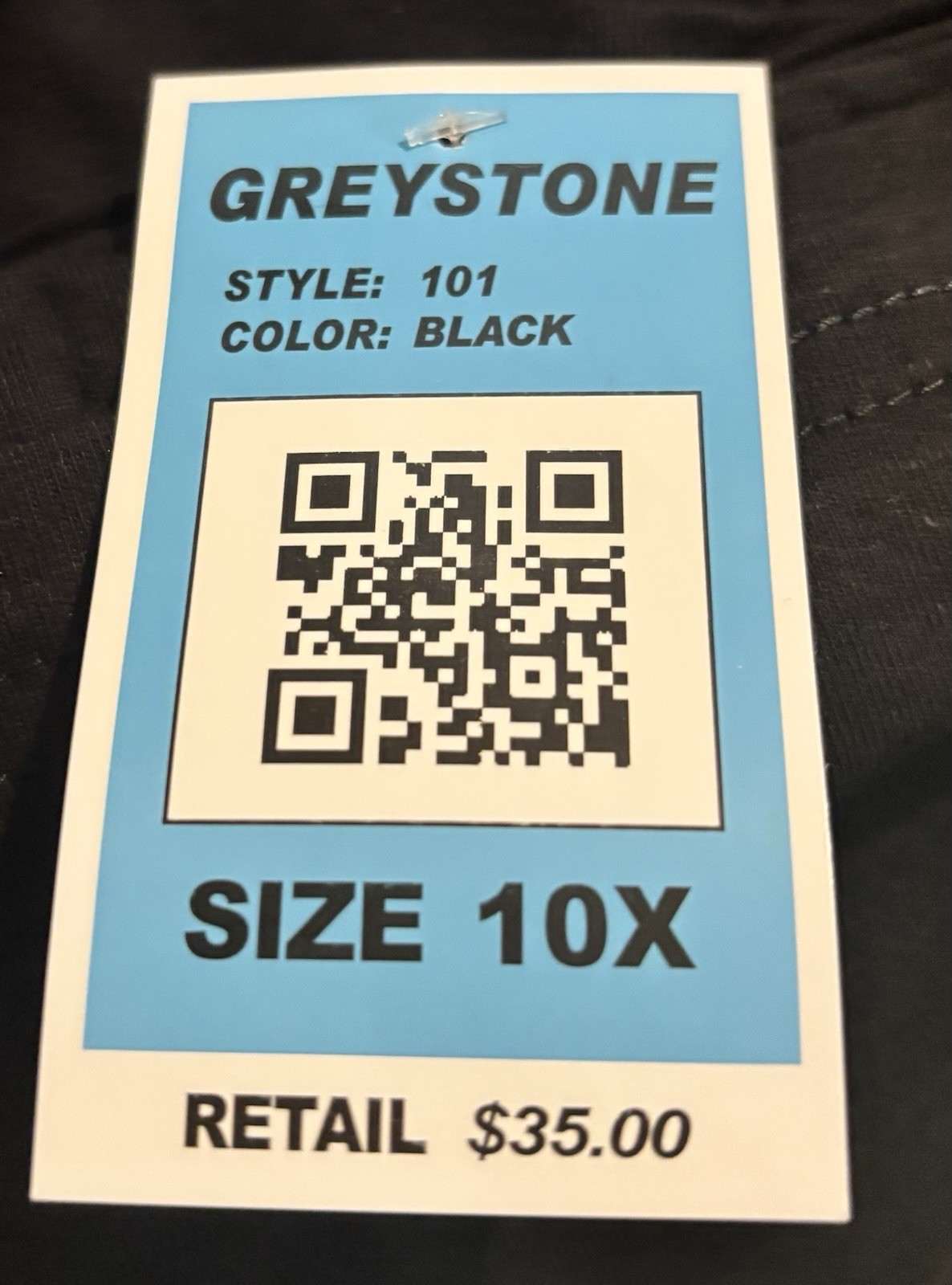 NWT Greystone Big & Tall men’s t-shirt 10XL Black