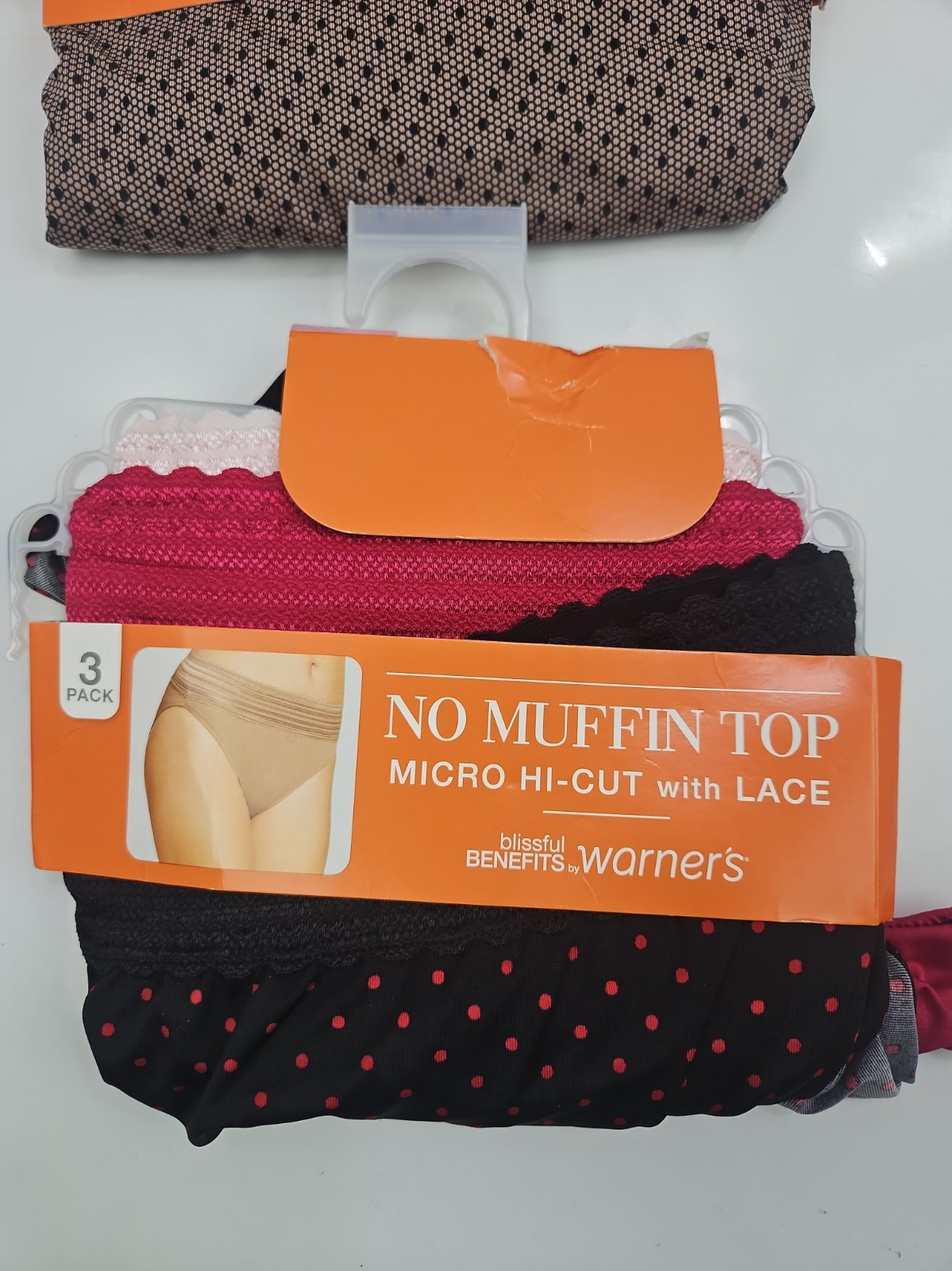 Warner’s XL8 No Muffin Top 2 3PK (6) Micro Hicut W/Lace & Briefs | Free Shipping