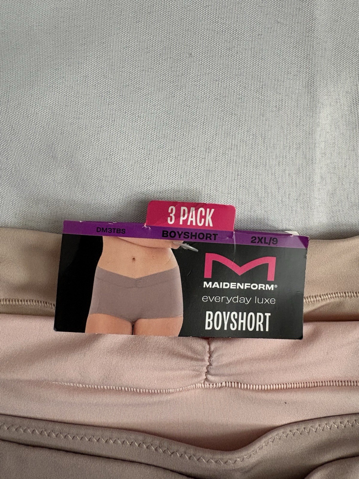 NEW Maidenform Everyday Luxe BoyShorts Size 2XLarge Multi-Color DM3TBS 3 Pair