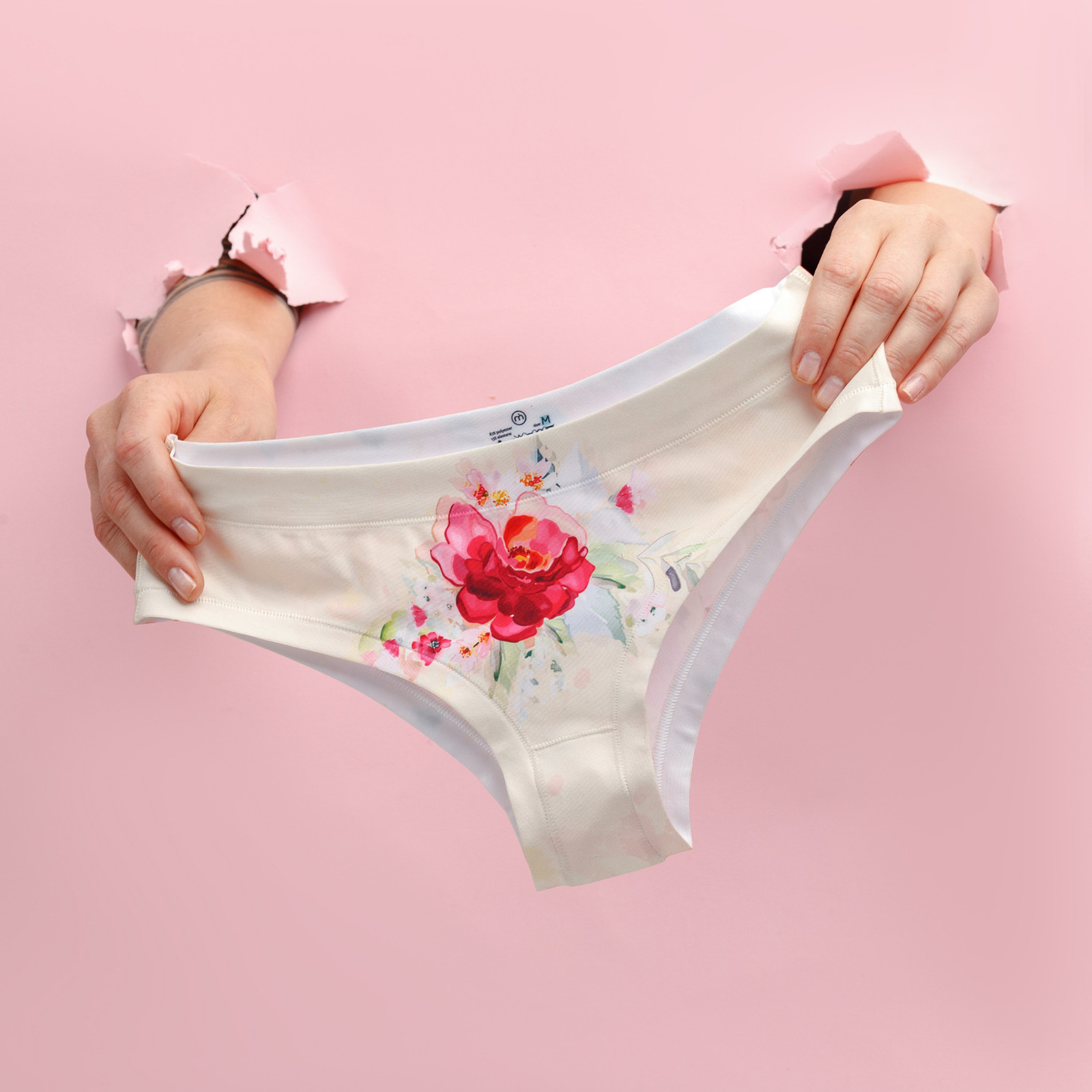 mememe FLOWER POWER Rose PANTY for Women