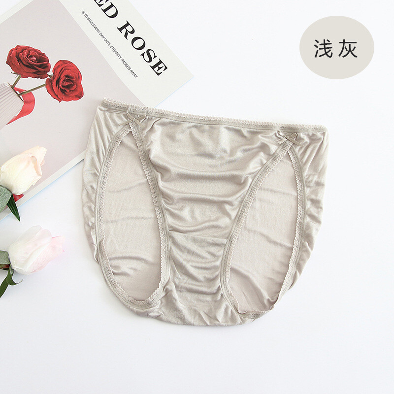 7 Pair Mulberry Silk Underwear Super Cozy Breathabl Briefs 100 Silk Lady Panties