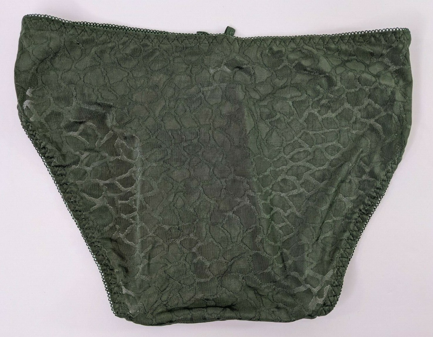 Panties Bikini Underwear Sofra Sexy Sheer Mesh Green Giraffe Animal Print S