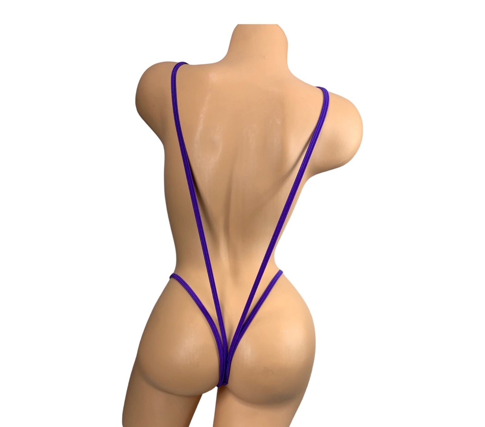 Purple Bikini Thong Slingshot Mini G-String Bottom Panty Exotic Pole Dance wear