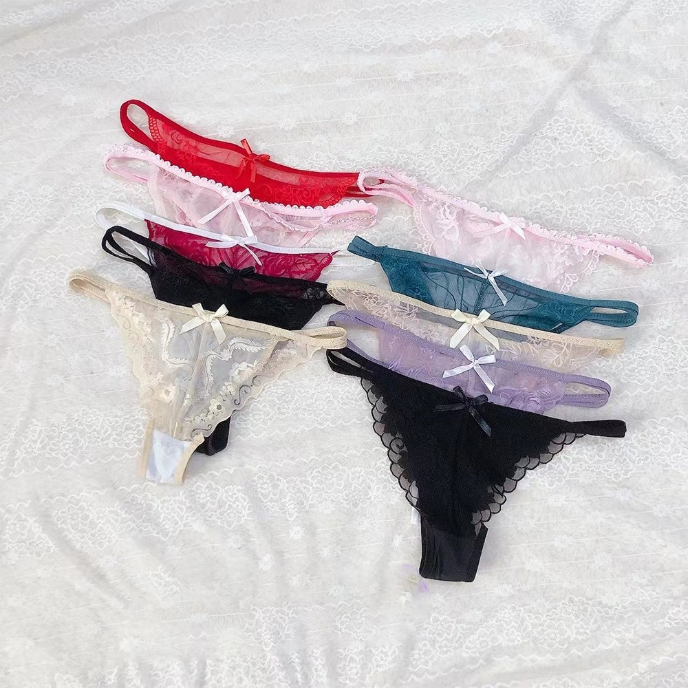 Soft Cotton Lace Briefs Thongs Underwear for Women Designed for Breathability