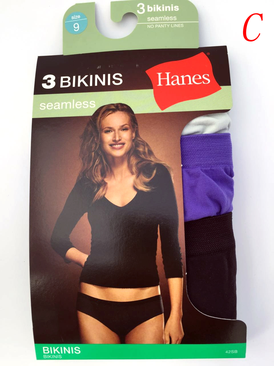 Hanes® Women’s Panties BIKINIS 3-Pack 42SBAS “seamless” “NO PANTY LINES” NEW