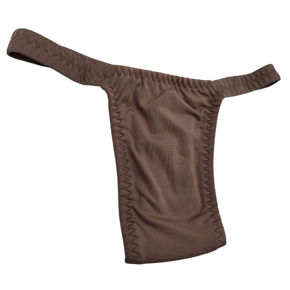 Brown Satin Gaff Panty Tucking Compression Underwear Transgender or Crossdresser