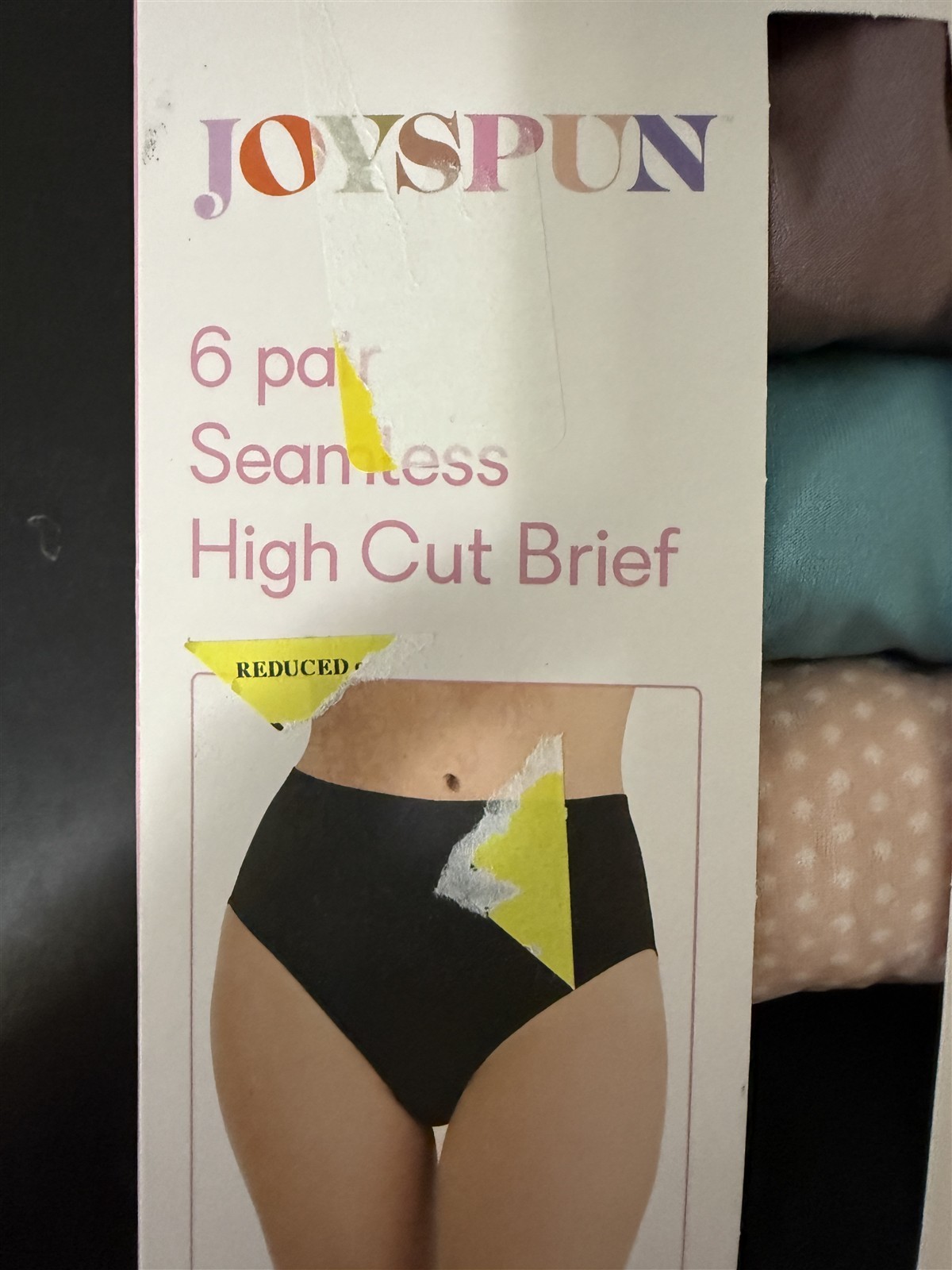 Joyspun Panties High Cut Briefs Seamless 4 Count Panties Size Small 4-6