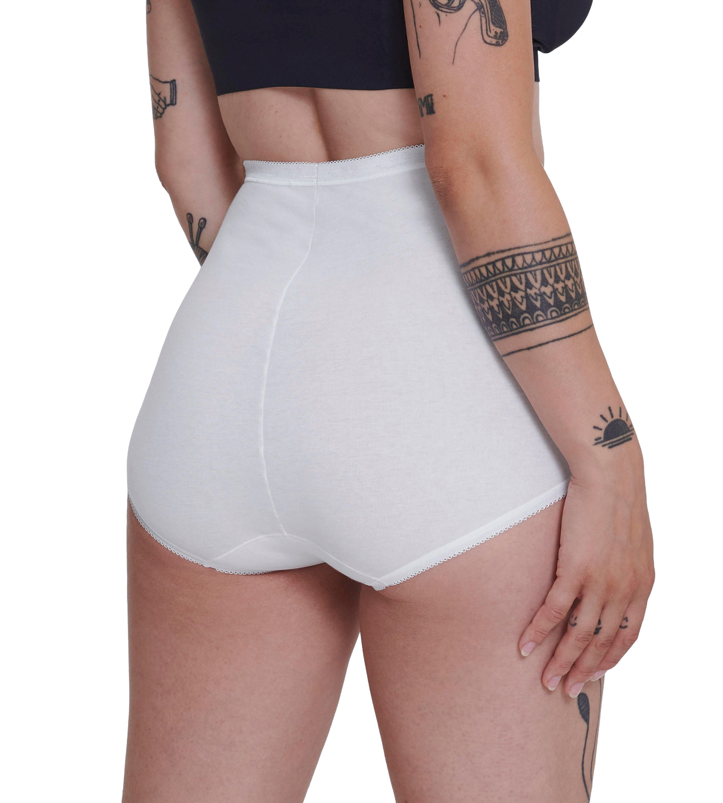 Sloggi Basic+ Maxi Brief Knickers Pants 4 Pack 95% Cotton – 10103326