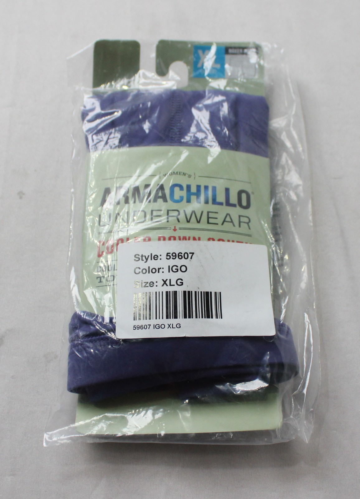 Duluth Trading Co Women’s Armachillo Cooling Boxer Briefs DH3 Indigo XL NWT