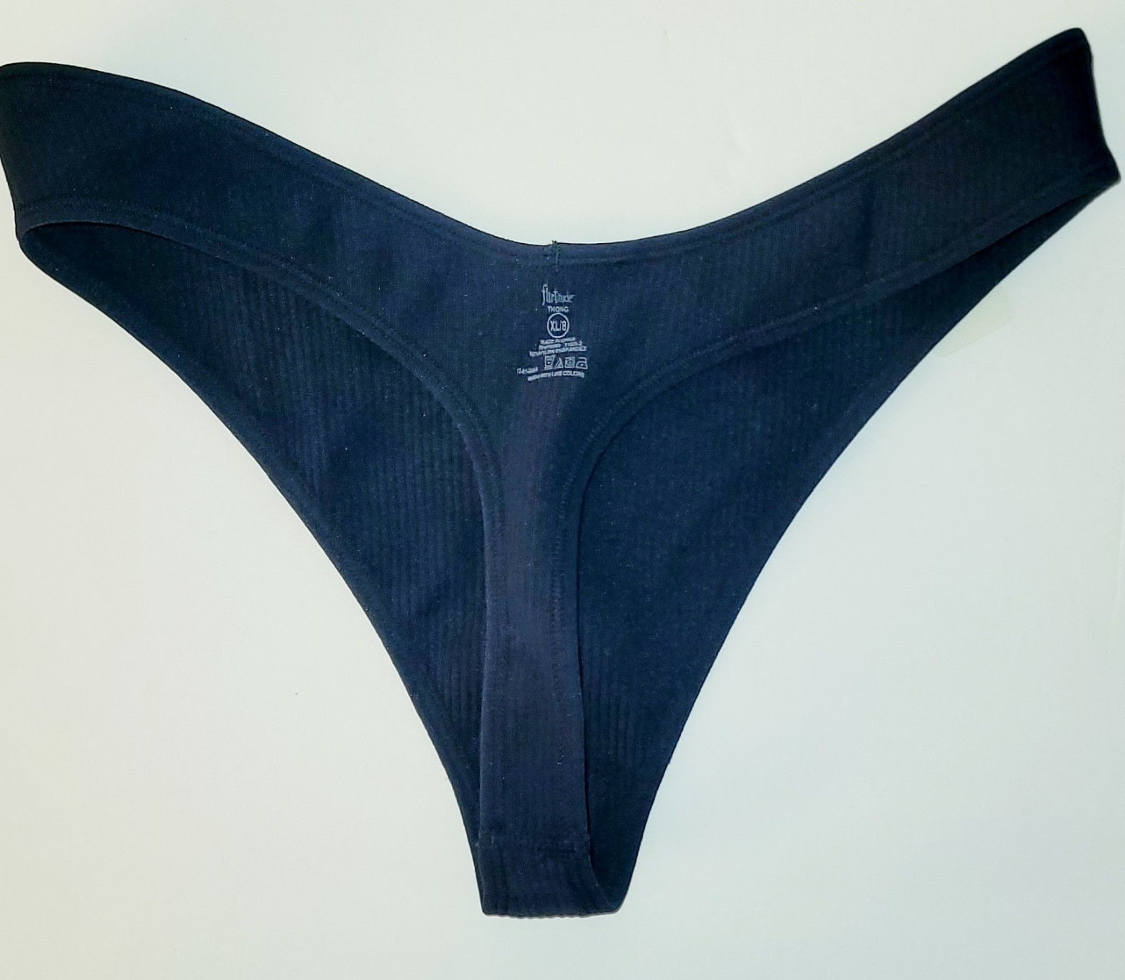 NWT Flirtitude Womens Thong Panty Lingerie, Flirtitude Women’s Thong, XL, 3 Pack