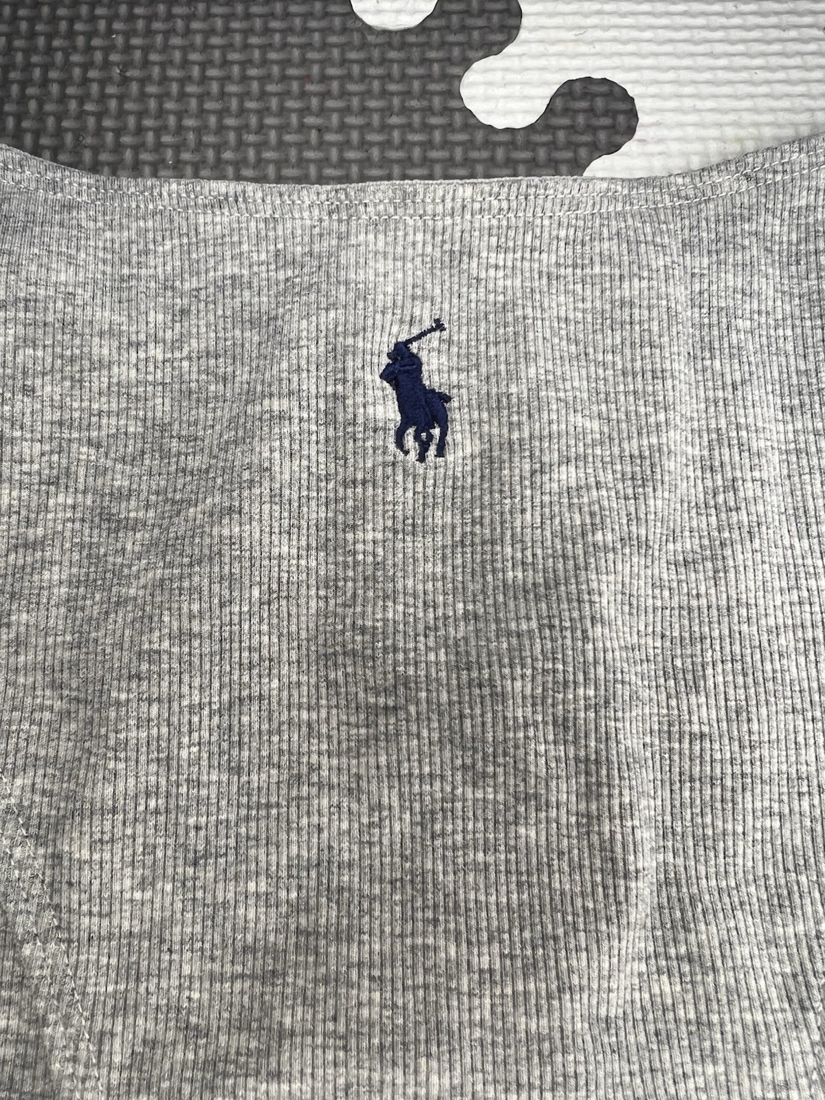 Polo by Ralph Lauren Women’s Underwear, Knickers, Cotton, Grey, Size L, New