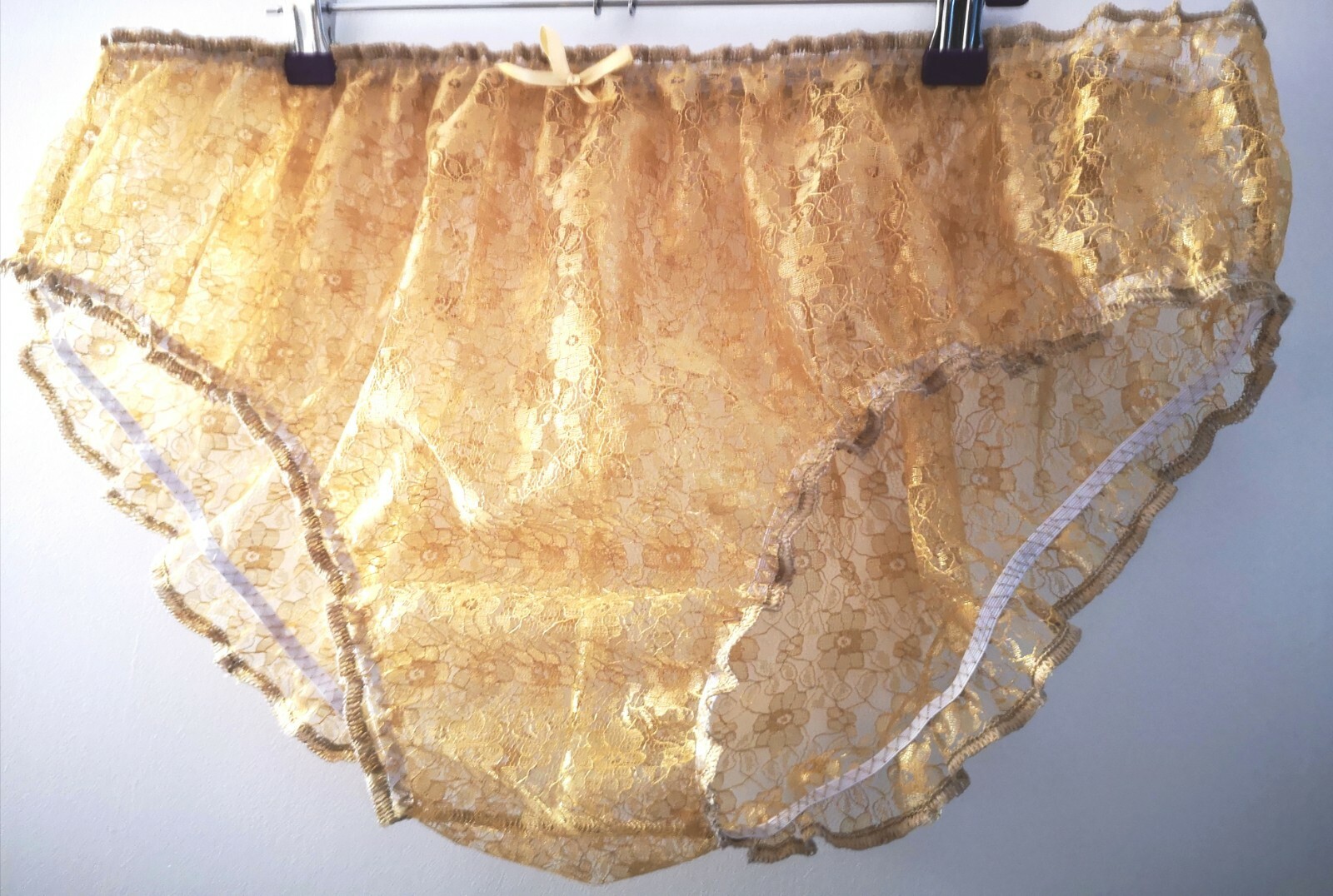 🌸MADE TO ORDER* ” See Through” full Lace SISSY Knickers*Any colour.Any size..🌸