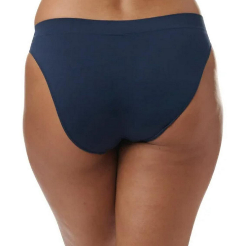 Adidas Womens 4 Pack Large Seamless Bikini Underwear – Black Blue Red Gray
