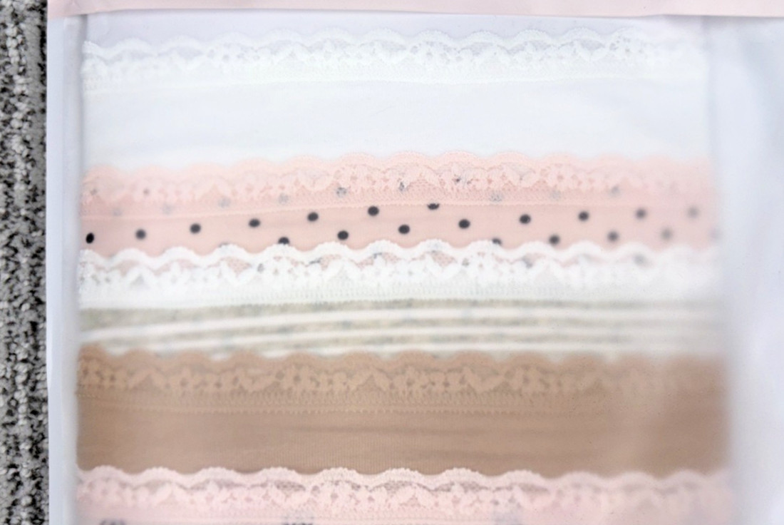 Victoria’s Secret NEW XXL Lace Trim Cheeky Panties 7 Pack Multi Logo Cute