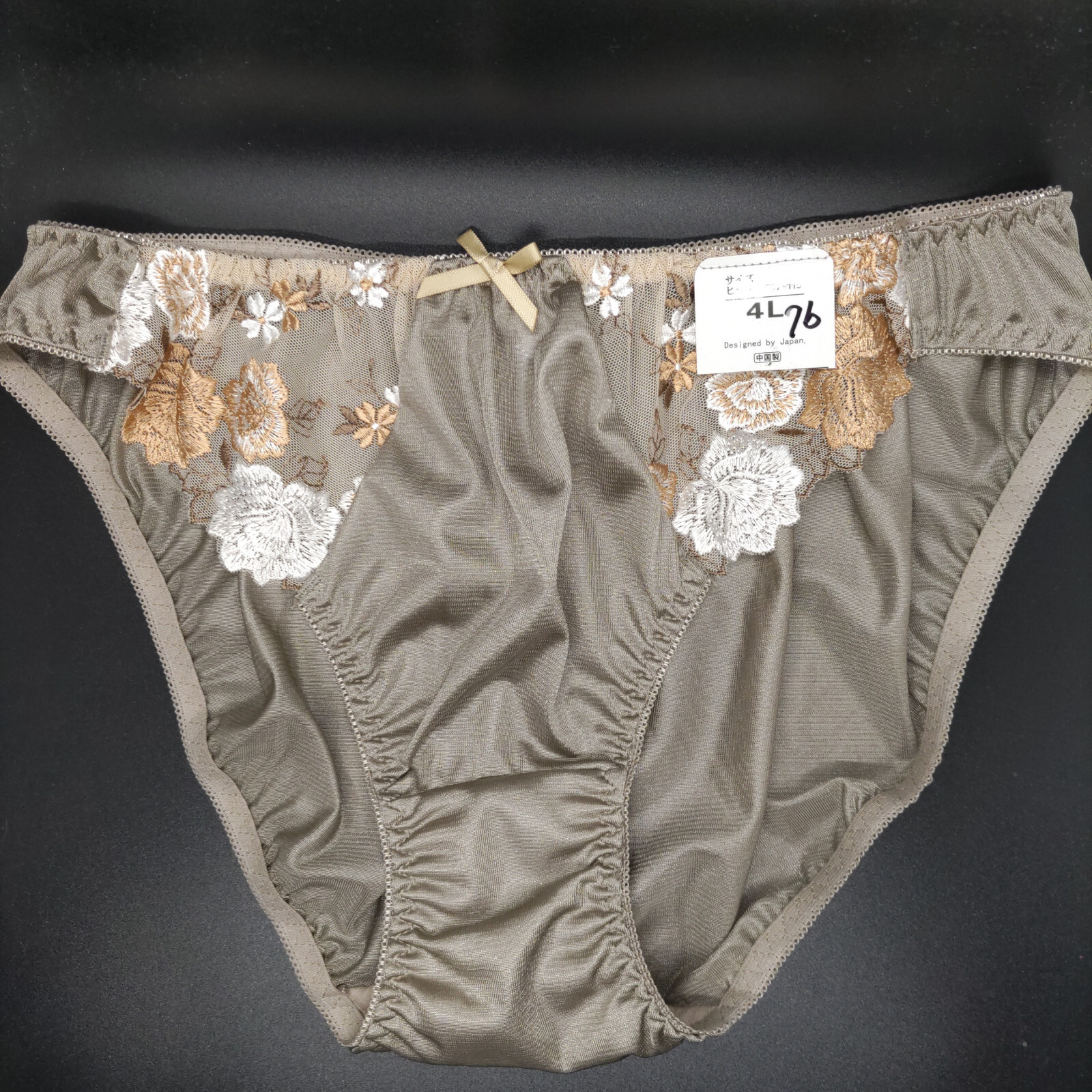 US SIZE XL SHINY NYLON TRICOT PANTIES from Japan