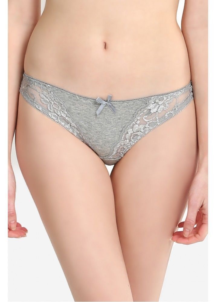 6 Pack Size S Women Lace Thong G String Cotton Panties Low Rise Soft Underwear