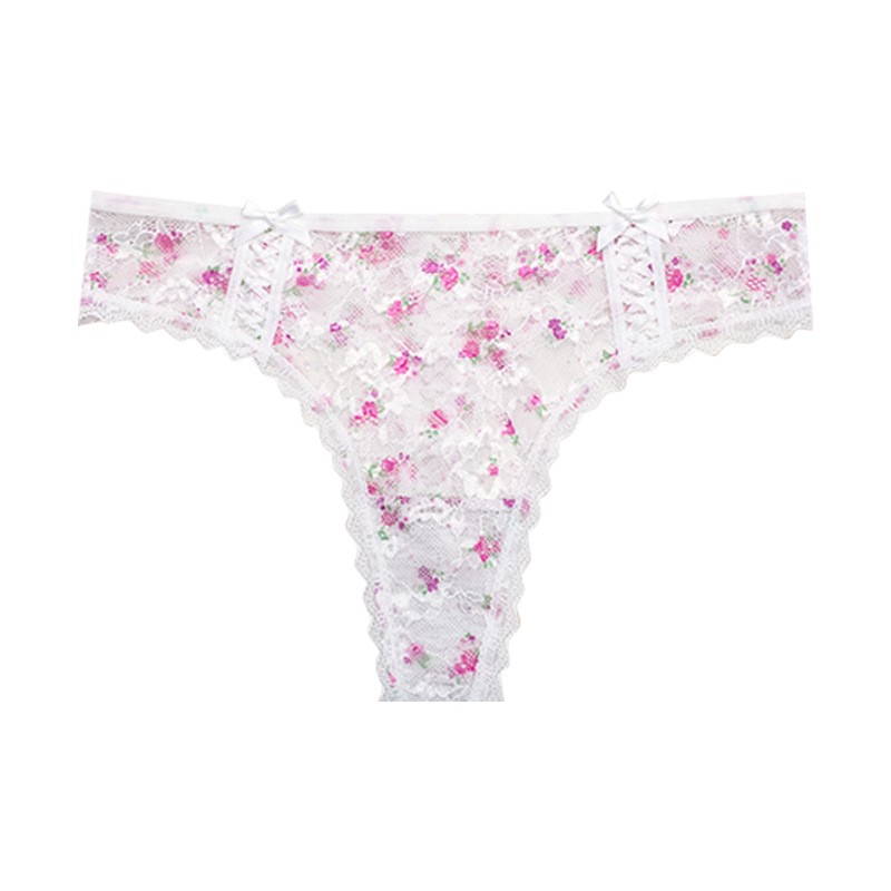 3 Pack Lot Ladies Womens Sexy Panties Thongs Lace Sheer Underwear Lingerie Brief