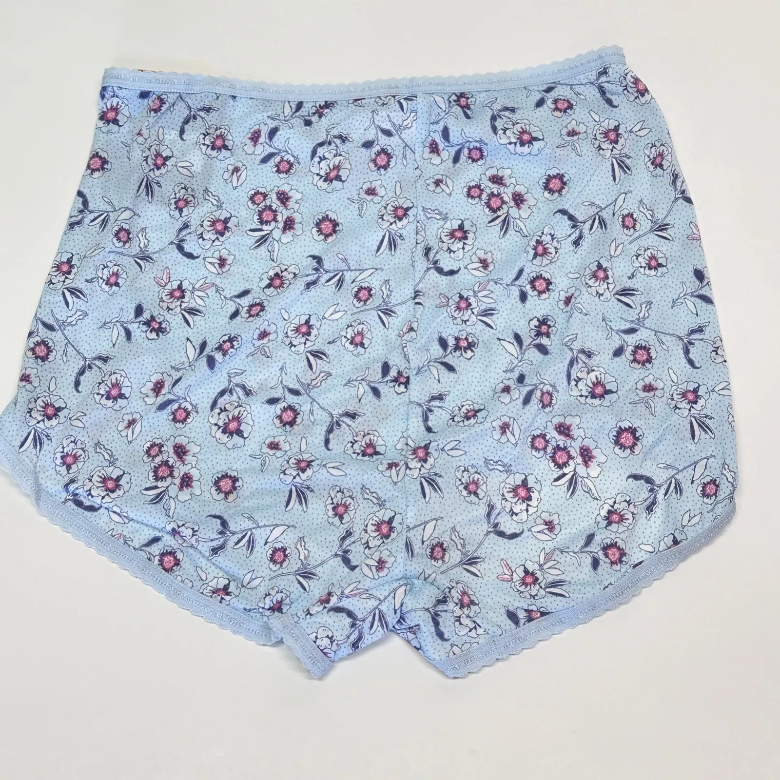 2 Bali Skimp Skamp Brief Panty L 7 Full Coverage Nylon Panties NWT 2633 LARGE