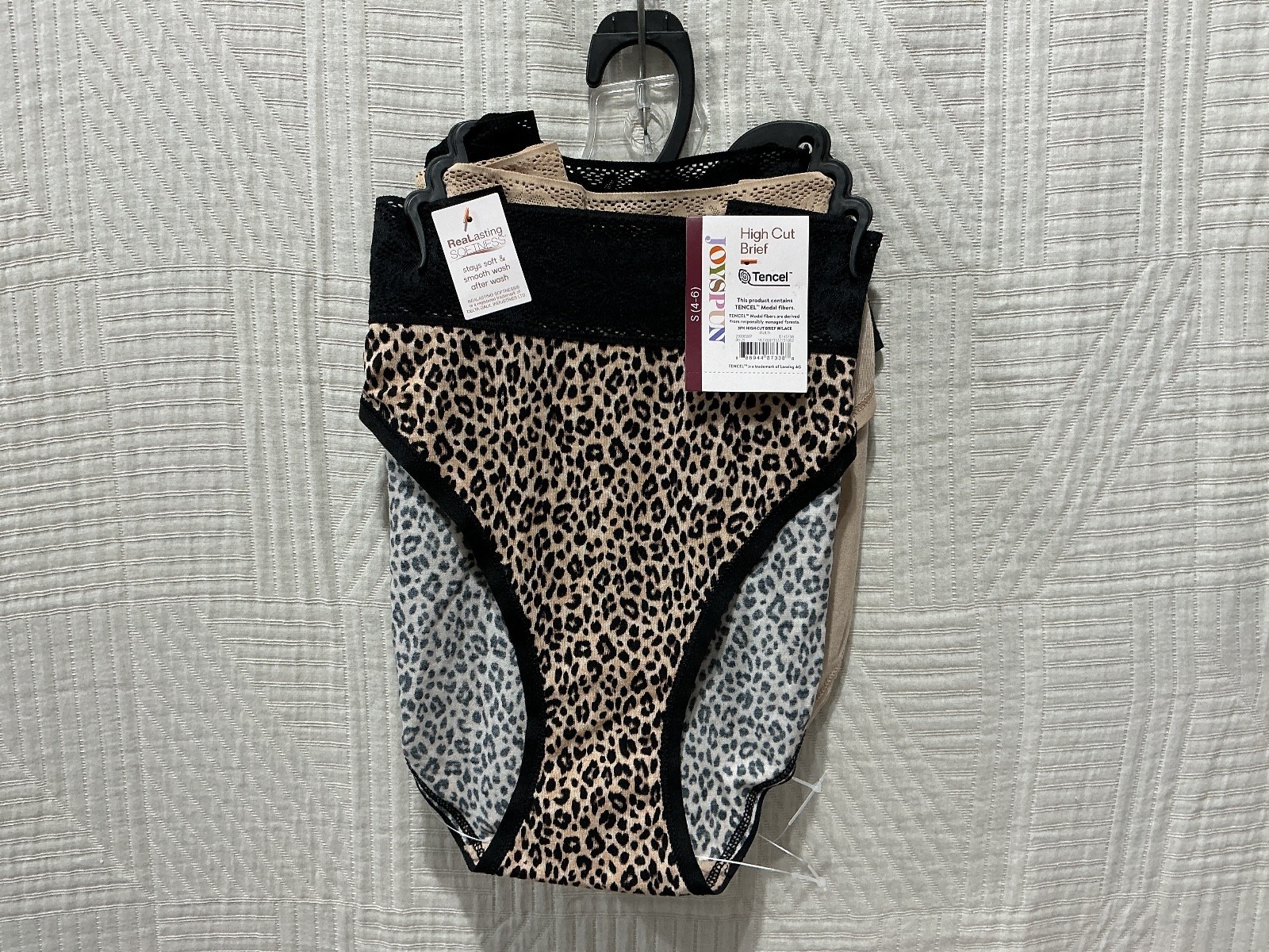 Joyspun womans 3 pack high cut briefs ast sizes