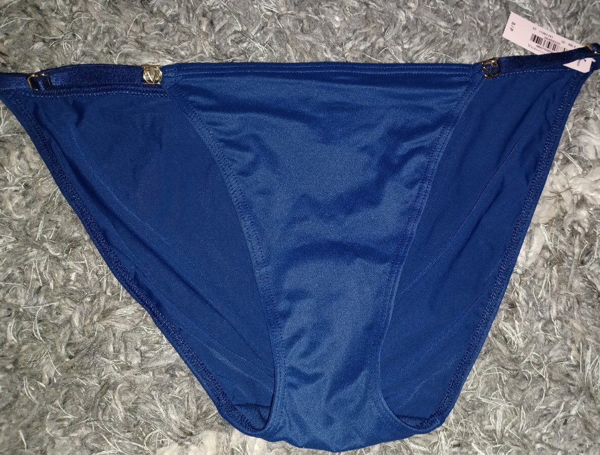NeW Vs adjustable cloud string bikini Panty Size small navy