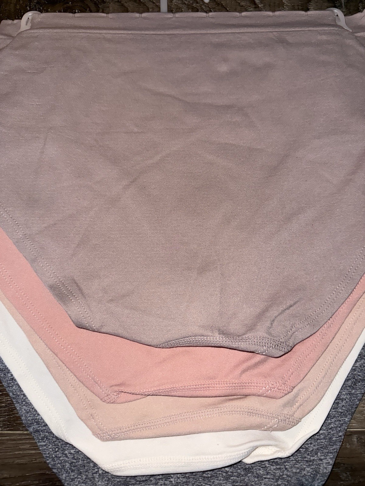 Laura Ashley ~ Womens Brief Underwear Panties 5-Pair Polyester Nylon Blend ~ 1X