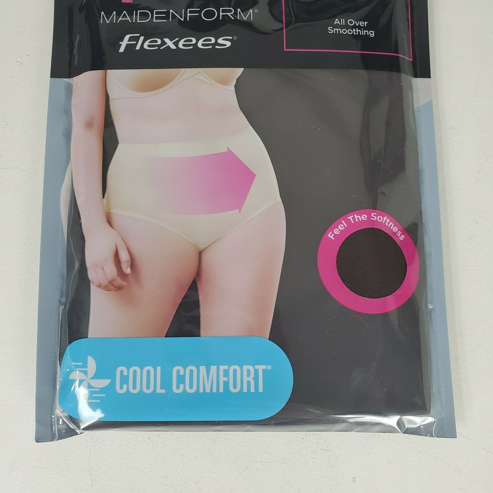 Maidenform Flexees Women’s Brief Cool Comfort size Small Dark Brown New Sealed