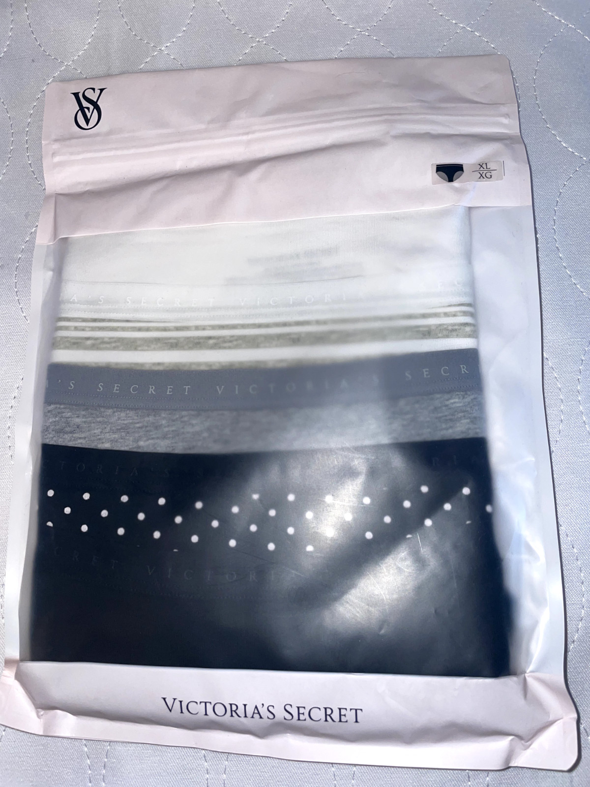 Victoria Secret Seamless High Leg Brief Panties 5 Pack Logo S XL Cotton Modal