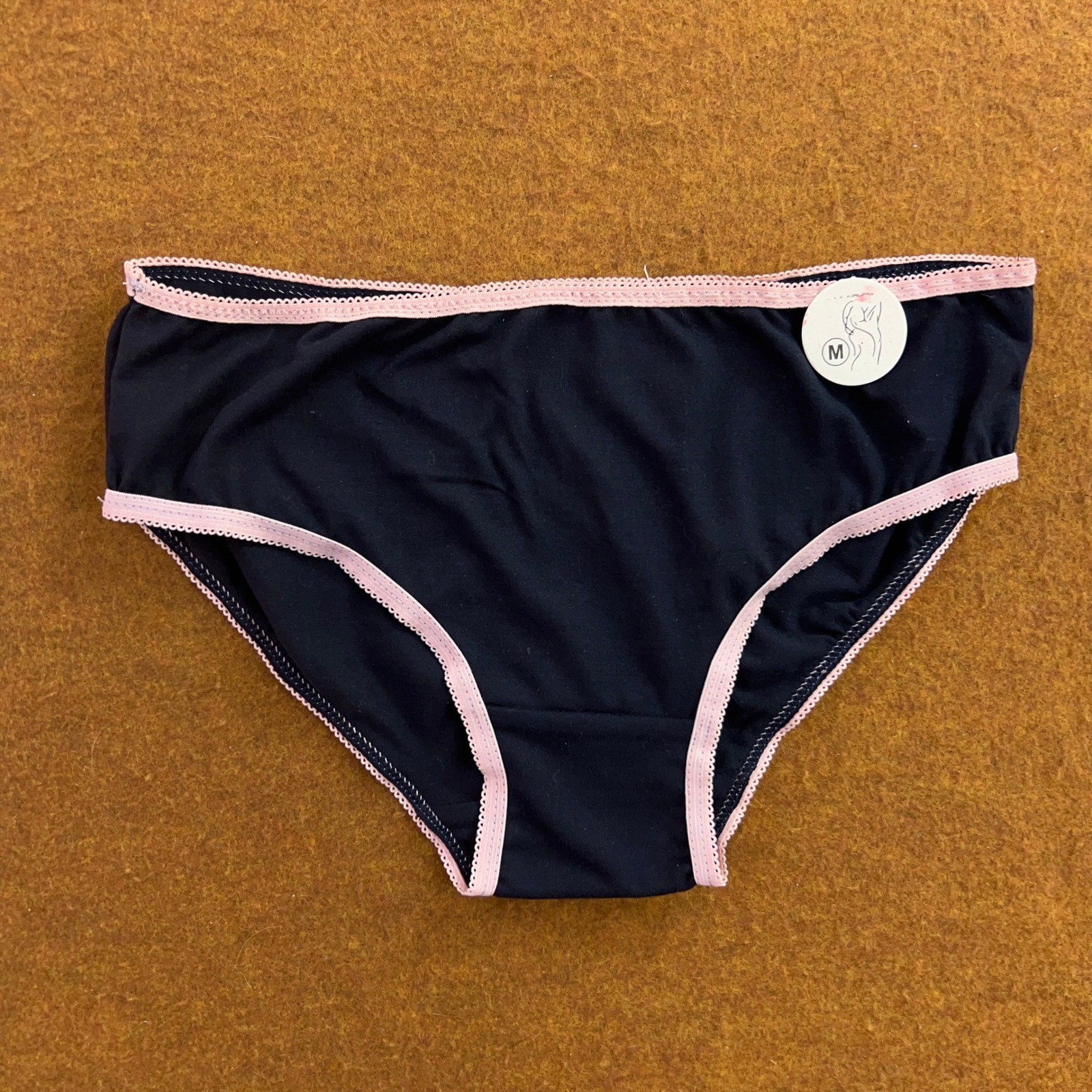 Unbranded Womens Medium Multi Color Lace Trim Bikini Panty 6 Pack NWT