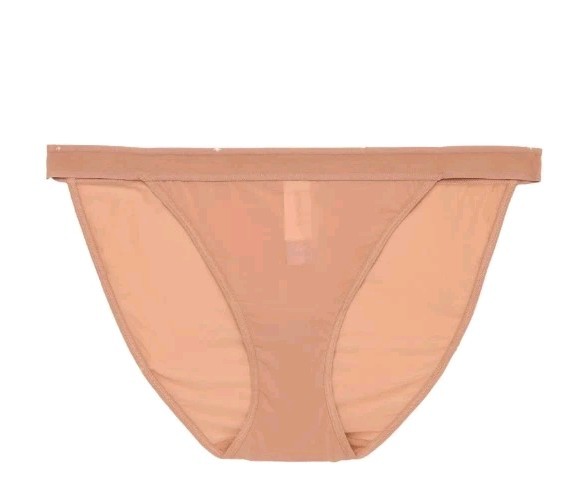 Joyspun Women’s LARGE 12-14 Hosiery String Bikini Panties 3-PACK Neutrals #10726