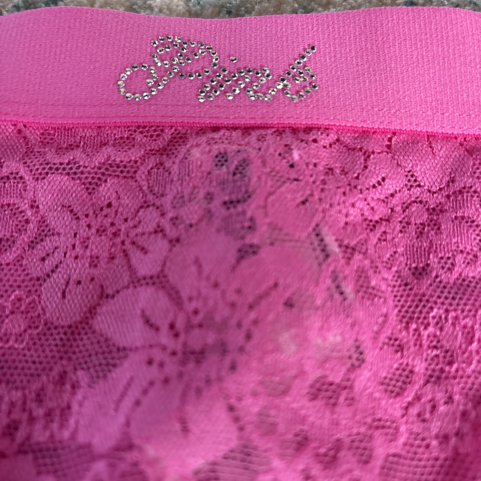 Victoria’s Secret HipHugger Hipster Panties 2 Pair For $22 New W/Tags PINK Lace