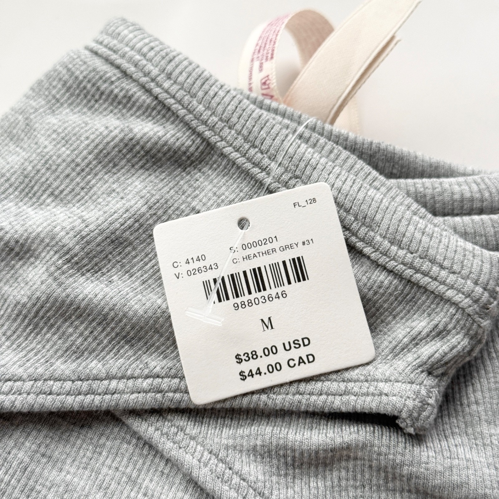Anthropologie LyreBird Knit Brief Panty Heather Grey SZ S/M/L/XL