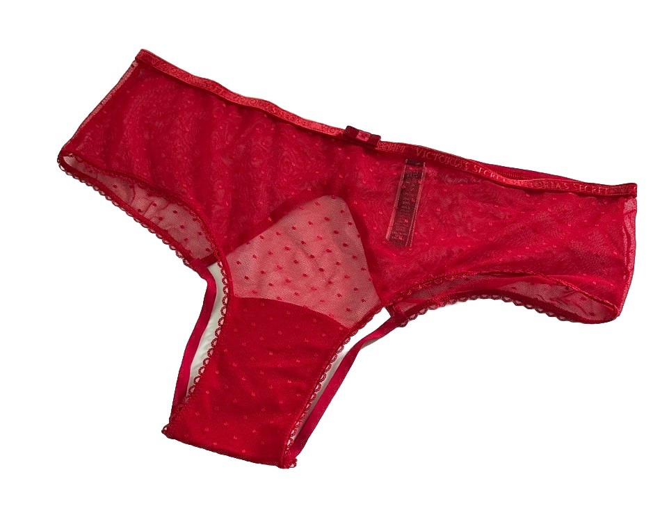Victoria’s Secret Very Sexy Open Back Cheeky Panty Red XXL NWT