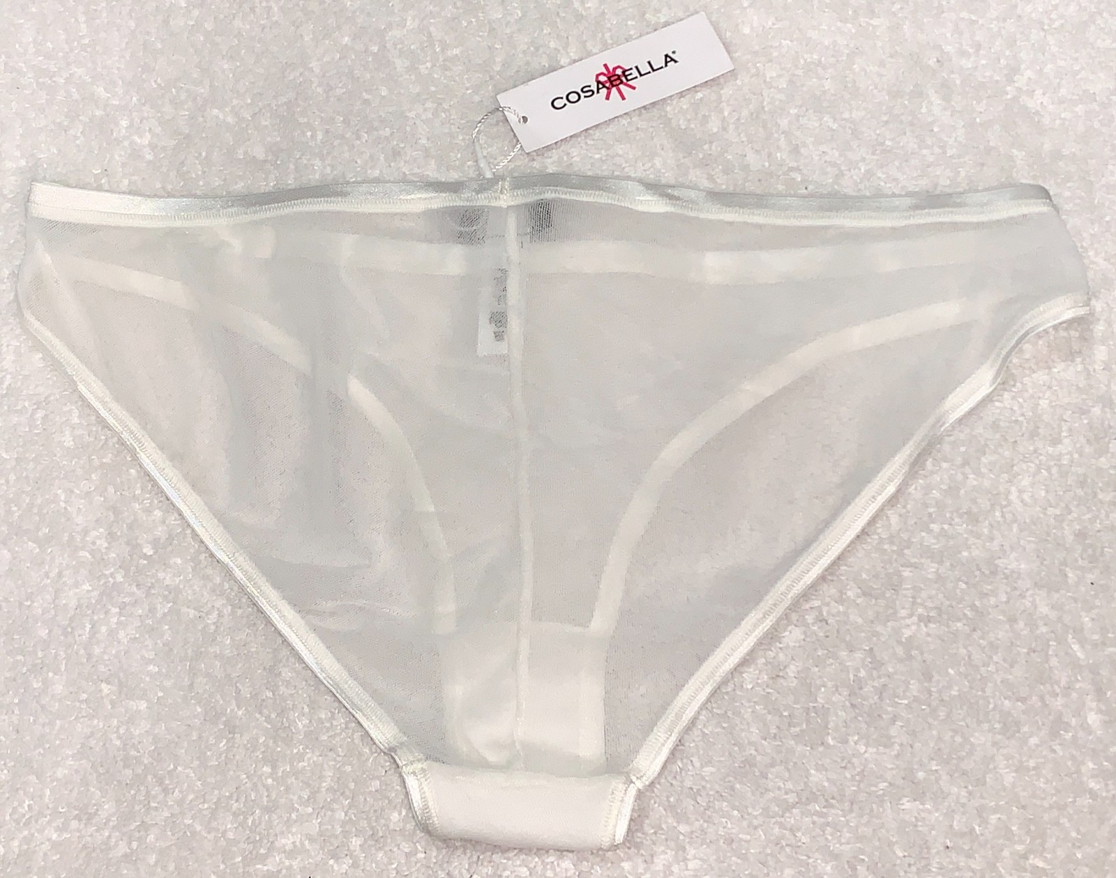 COSABELLA Soire Confidence Moon Ivory Low Rise Bikini Panty NEW Womens Sz L 7
