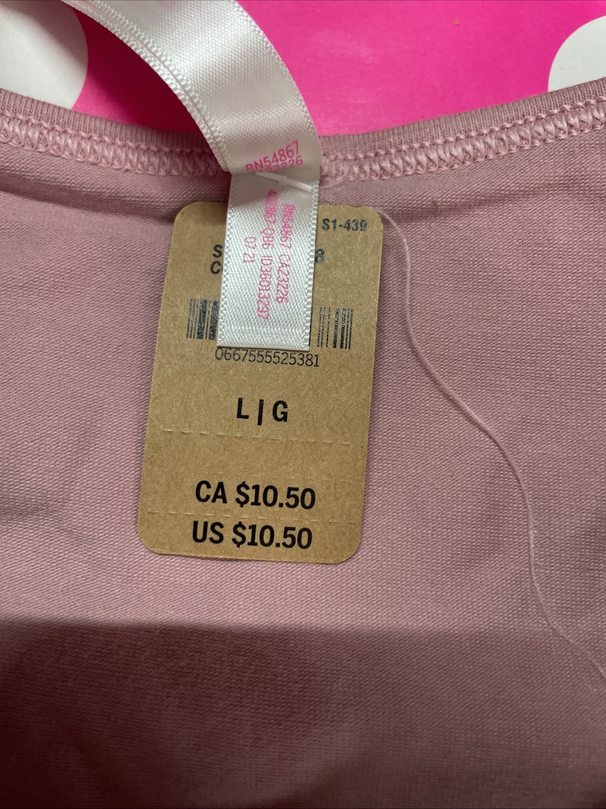 NEW 2021 Victoria’s Secret PINK V Front Bikini Panties L In This Together