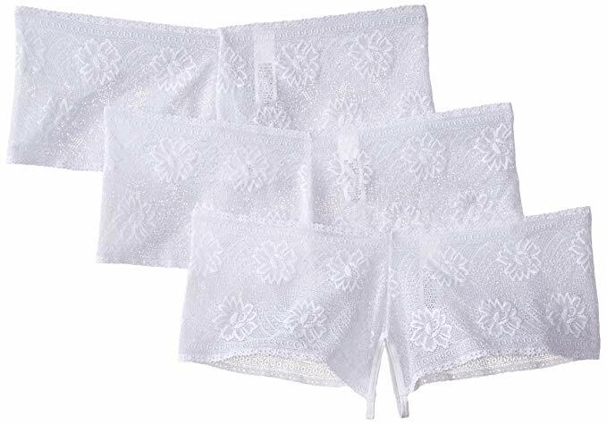 Escante Women’s Crotchless Lace Boyshort 3 Pack 53085