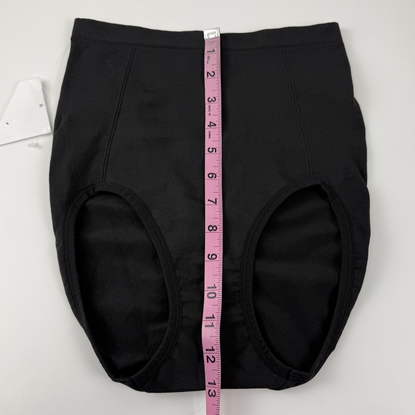 Bali Extra Firm Tummy Control Seamless Brief Womens Large Black NEW NWT