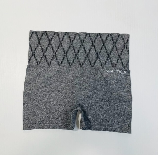 Nautica Intimates Womens Size XL Hi Waist Shaping Brief Boxer Gray