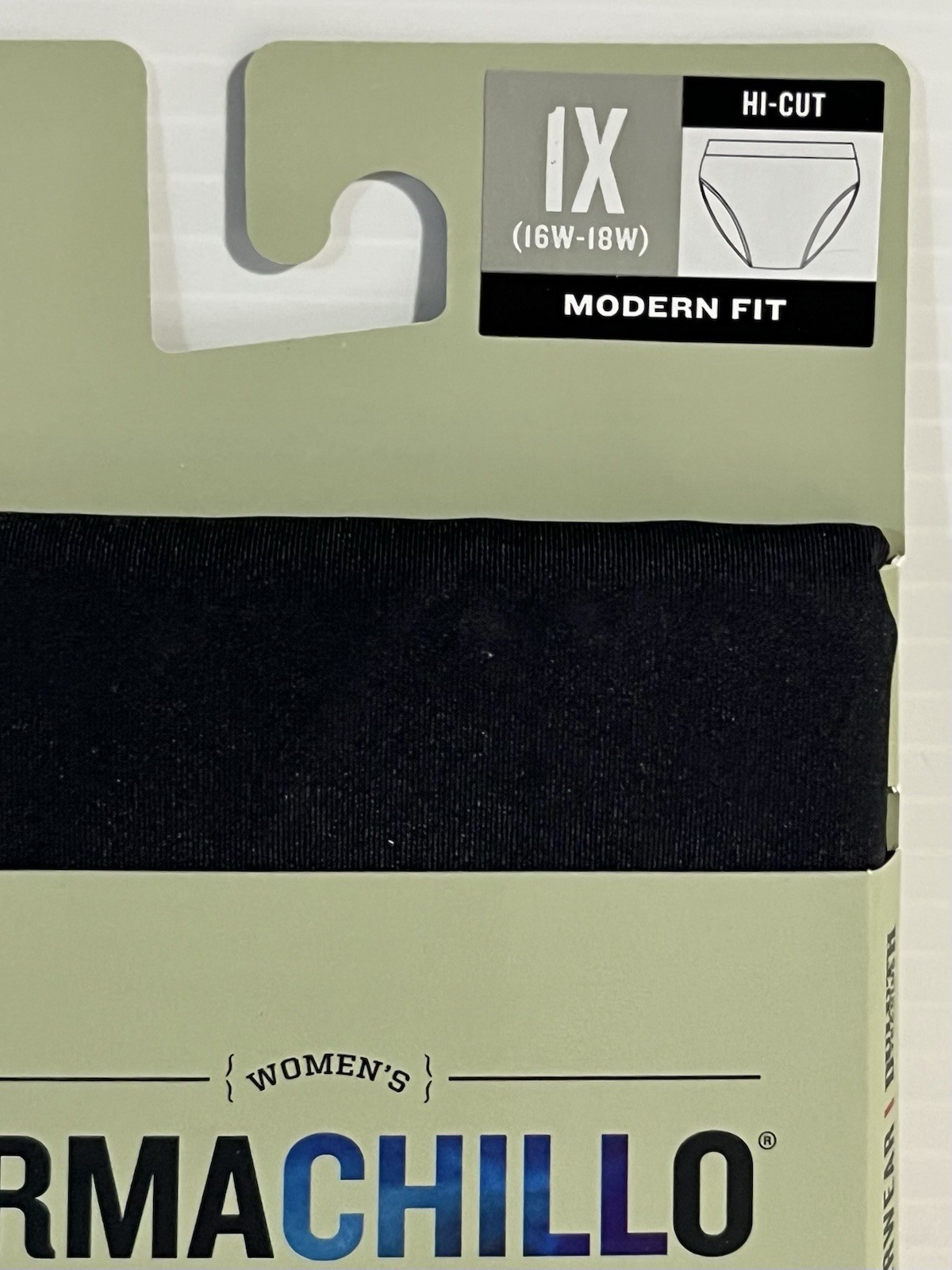 Duluth Women’s Armachillo Cooling Underwear Hi-Cut Brief/Black Size 1X (16w-18w)
