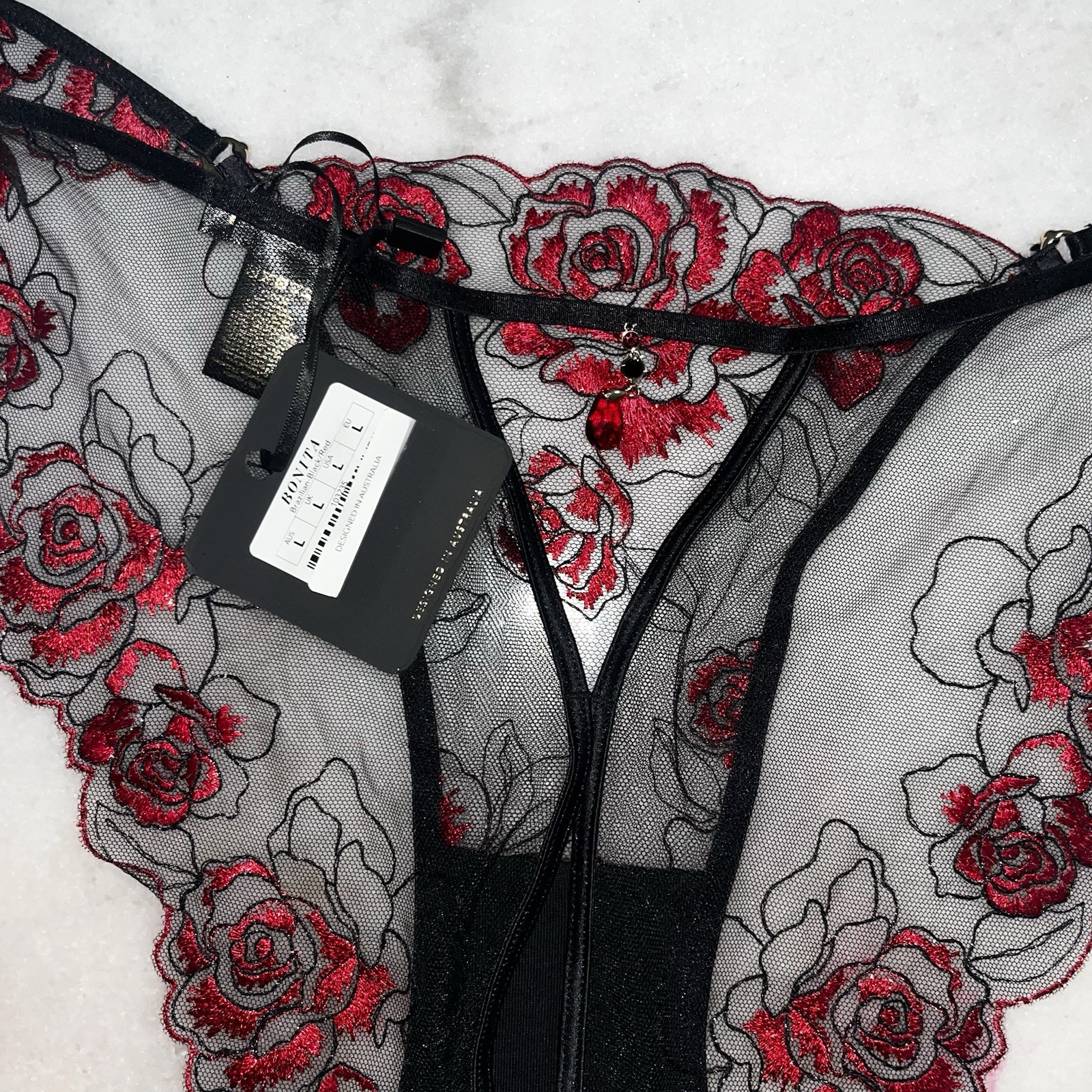 New honey birdette Bonita Brief size Large