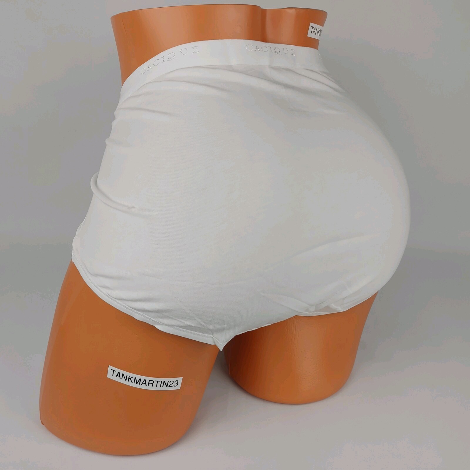 LANE BRYANT CACIQUE PLUS 14/16 COTTON FULL BRIEF PANTY SOLID WHITE, NWT