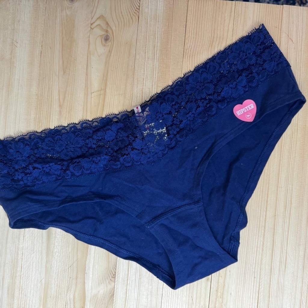 Pink by VS. Extra Low Rise Hipster. Size Medium. New with tags. HTF