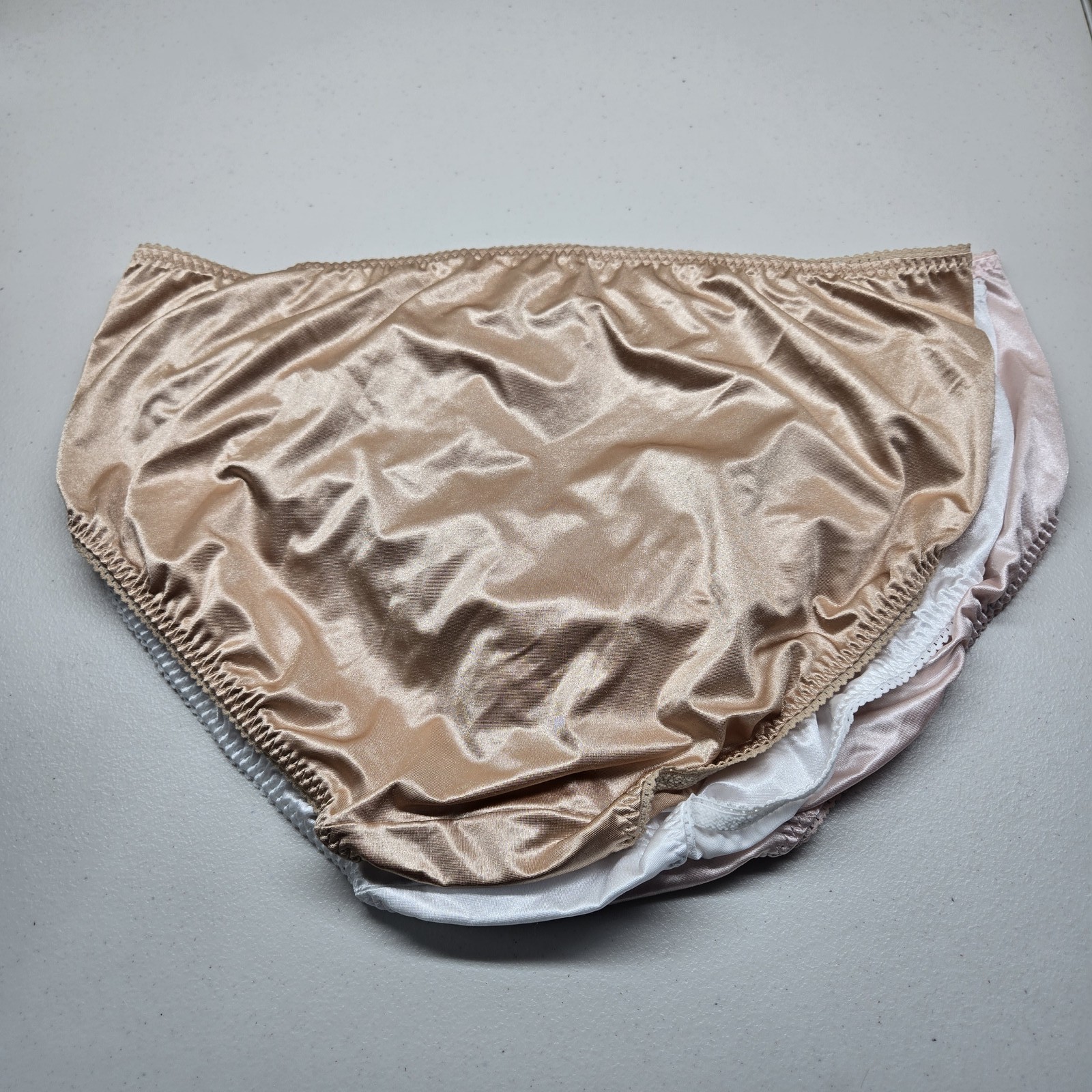 Vanity Fair Women Panties 5XL Beige Radiant Light Control Set Hi Cut NWT