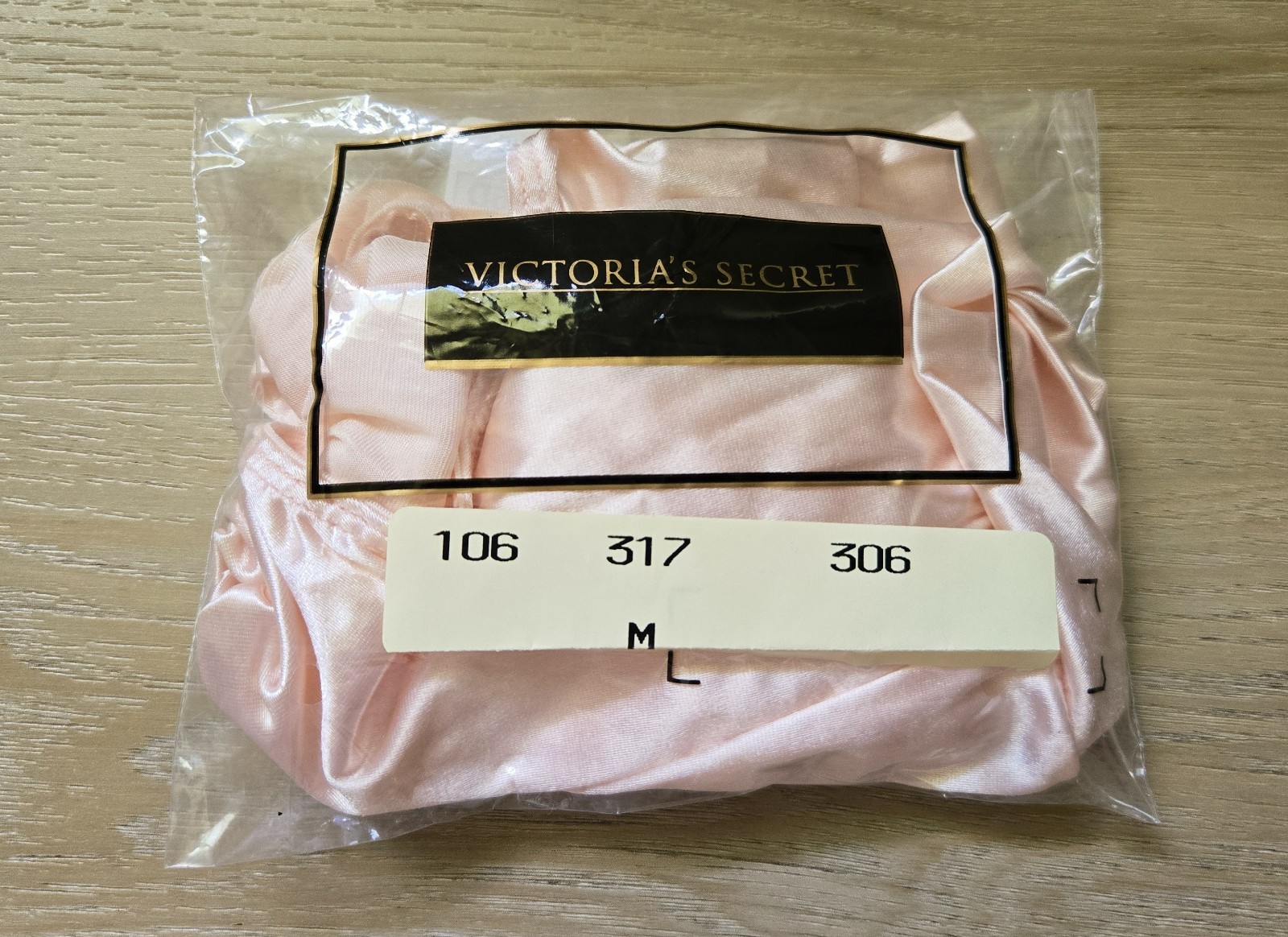 NIB Vintage Victoria’s Secret Pink Silky Satin Taylor Hi-Cut Brief Panties M